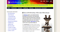Desktop Screenshot of lichtmikroskop.net